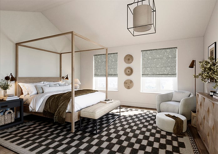 Etched Vine, Feather - Roman Blind - Image 7